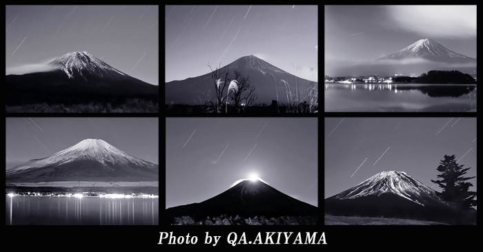 ASAHI PENTAX SV にて撮影 『極寒夜空の富士』